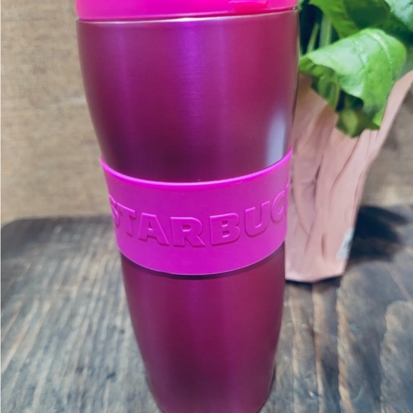 Starbucks Dragon Fruit Stainless Tumbler Steel Hot Pink Cup Insulated New 2022 - Picture 4 of 8